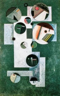 Peinture sur toile de Wassily Kandinsky Cercelles Serres - 1933 reproduction peinte à la main