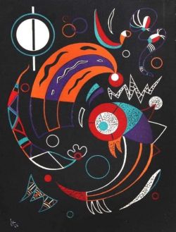 Peinture sur toile de Wassily Kandinsky Comets 1938 reproduction peinte à la main