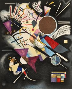 Peinture sur toile de Wassily Kandinsky Composition 1924-40 reproduction peinte à la main