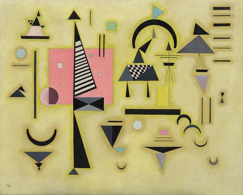 Wassily Kandinsky Decisive Rose - Entscheidendes Rosa March 1932