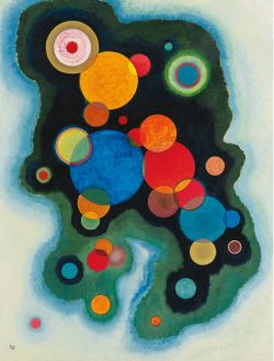 Peinture sur toile de Wassily Kandinsky, Deepened Impulse 1928 reproduction peinte à la main