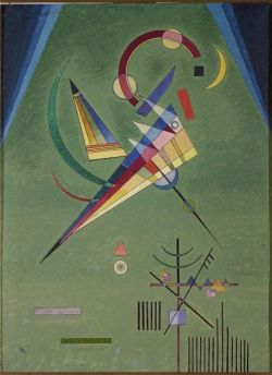 Peinture sur toile de Wassily Kandinsky Frei Free 1927 reproduction peinte à la main