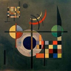 Peinture sur toile de Wassily Kandinsky Gegengewichte Counter Weights 1926 reproduction peinte à la main