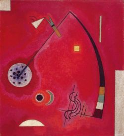 Peinture sur toile de Wassily Kandinsky, Gespannt Im Winkel 1930 reproduction peinte à la main