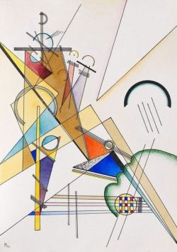 Peinture sur toile de Wassily Kandinsky Gewebe 1923 reproduction peinte à la main