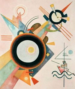 Peinture sur toile de Wassily Kandinsky Image With Arrow 1928 reproduction peinte à la main