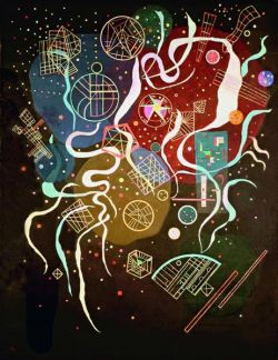 Peinture sur toile de Wassily Kandinsky Movement I 1935 reproduction peinte à la main