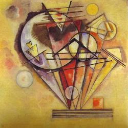 Peinture sur toile de Wassily Kandinsky On The Points 1928 reproduction peinte à la main