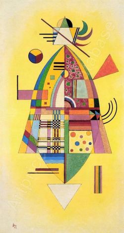 Peinture sur toile de Wassily Kandinsky Personnage Bigarre 1927 reproduction peinte à la main