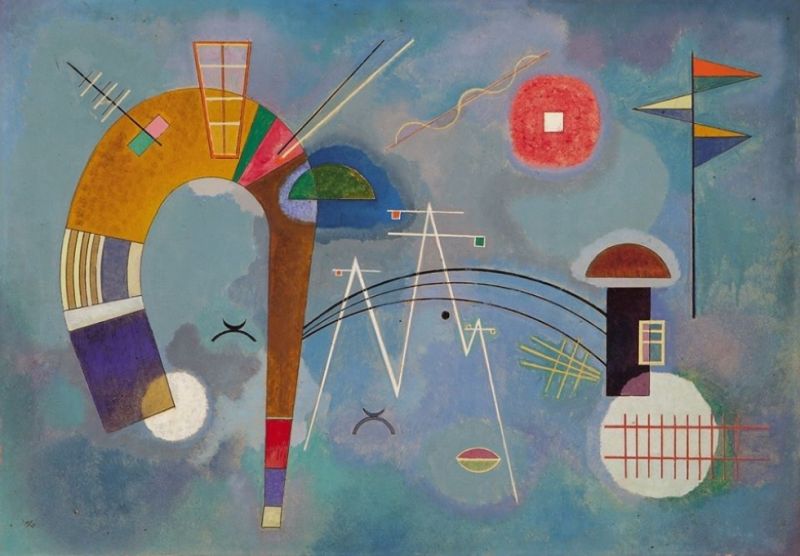 Wassily Kandinsky Rund Und Spitz - Curved And Pointed - 1930