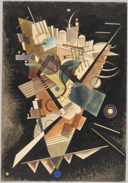 Peinture sur toile de Wassily Kandinsky Schweres Schweben 1924 reproduction peinte à la main