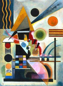 Peinture sur toile de Wassily Kandinsky Swinging 1925 reproduction peinte à la main
