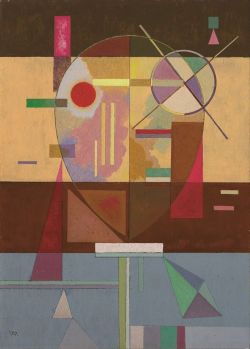 Peinture sur toile de Wassily Kandinsky Zersetzte Spannung Disintegrated Tension C.1930 reproduction peinte à la main
