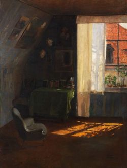 Wilhelm Roegge In Atelier 1900-10 reproduction peinte à la main