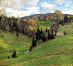 Willard Leroy Metcalf Flying Shadows reproduction peinte à la main