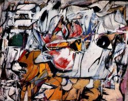 Peinture sur toile de Willem De Kooning Asheville 1948 reproduction peinte à la main