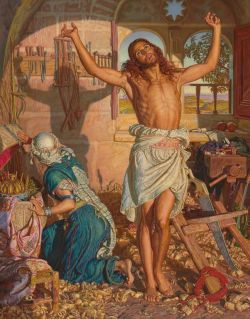 William Holman Hunt The Shadow Of Death 1873-74 reproduction peinte à la main