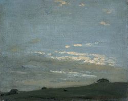 William Nicholson, The Silver Sunset 1909-10 reproduction peinte à la main