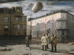 Peinture sur toile de Willink Carel De Zeppelin 1933 reproduction peinte à la main