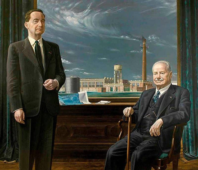 Willink Carel Dubbelportret Van De Heren Van Den Bergh 1954