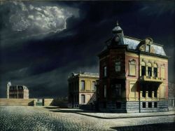 Peinture sur toile de Willink Carel Townscape reproduction peinte à la main