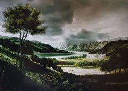Peinture sur toile de Willink Carel View Of River reproduction peinte à la main