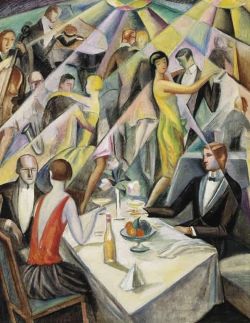 Wladyslaw Roguski Dancing - 1920 reproduction peinte à la main