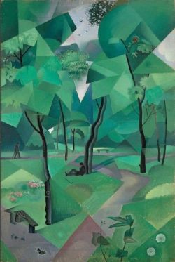 Yuriy Annenkov June Forest - 1918 reproduction peinte à la main