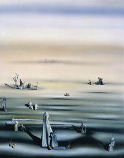 Peinture sur toile de Yves Tanguy, L’ennui et la tranquillité reproduction peinte à la main