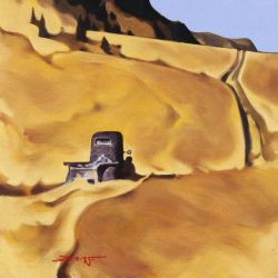 Z.z. Wei A Road Less Traveled reproduction peinte à la main