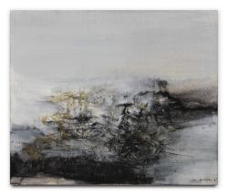 Peinture sur toile de Zao Wou-ki 05-06-66 reproduction peinte à la main