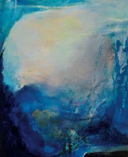 Peinture sur toile de Zao Wou-ki 13 02 92 reproduction peinte à la main