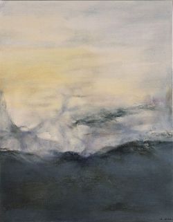 Peinture sur toile de Zao Wou-ki 15-11-2001 reproduction peinte à la main