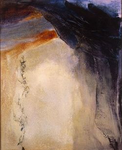 Peinture sur toile de Zao Wou-ki 21-08-1995 reproduction peinte à la main
