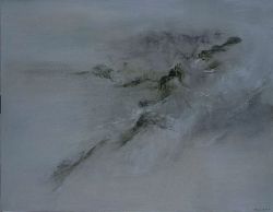 Peinture sur toile de Zao Wou-ki 28-10-2001 reproduction peinte à la main