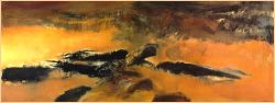 Peinture sur toile de Zao Wou-ki En M Moire De May 1972 reproduction peinte à la main