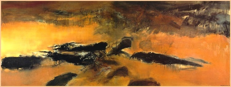 Zao Wou-ki En M Moire De May 1972