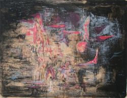 Peinture sur toile de Zao Wou-ki Nocturne - 1955 reproduction peinte à la main