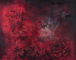 Peinture sur toile de Zao Wou-ki Untitled - 1958 reproduction peinte à la main