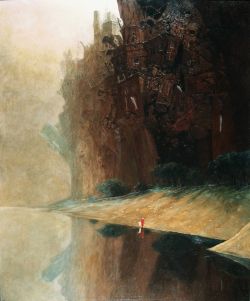 Zdzislaw Beksinski Untitled 1971 reproduction peinte à la main