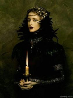 Zhang Jingna Et Tobias Kwan Motherland Chronicles reproduction peinte à la main