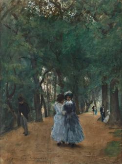 Peinture sur toile de Zorn Anders A Walk In The Park reproduction peinte à la main