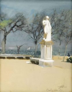 Peinture sur toile de Zorn Anders Alamedan I Cadiz 1887 reproduction peinte à la main