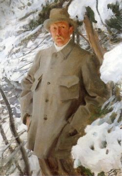Peinture sur toile de Zorn Anders Bruno Liljefors 1906 reproduction peinte à la main
