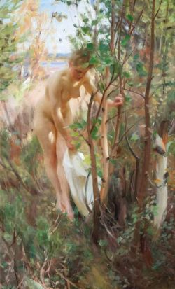 Peinture sur toile de Zorn Anders En Eva reproduction peinte à la main