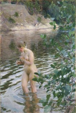 Peinture sur toile de Zorn Anders Frileuse reproduction peinte à la main