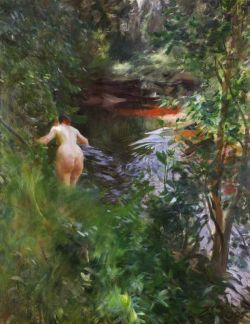 Peinture sur toile de Zorn Anders In Gopsmor 1905 reproduction peinte à la main