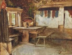 Peinture sur toile de Zorn Anders Interior Av Morastuga 1878 reproduction peinte à la main