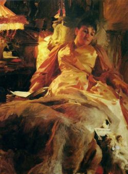Peinture sur toile de Zorn Anders Lighting Study reproduction peinte à la main