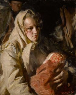 Peinture sur toile de Zorn Anders Madonna 1899 reproduction peinte à la main